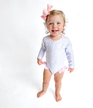 Load image into Gallery viewer, GIRLS COASTAL CUTIE ONE PIECE RASHGUARD LONG SLEEVE SWIM