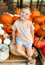 Load image into Gallery viewer, BOYS PREPPY PUMPKIN SHORT SET
