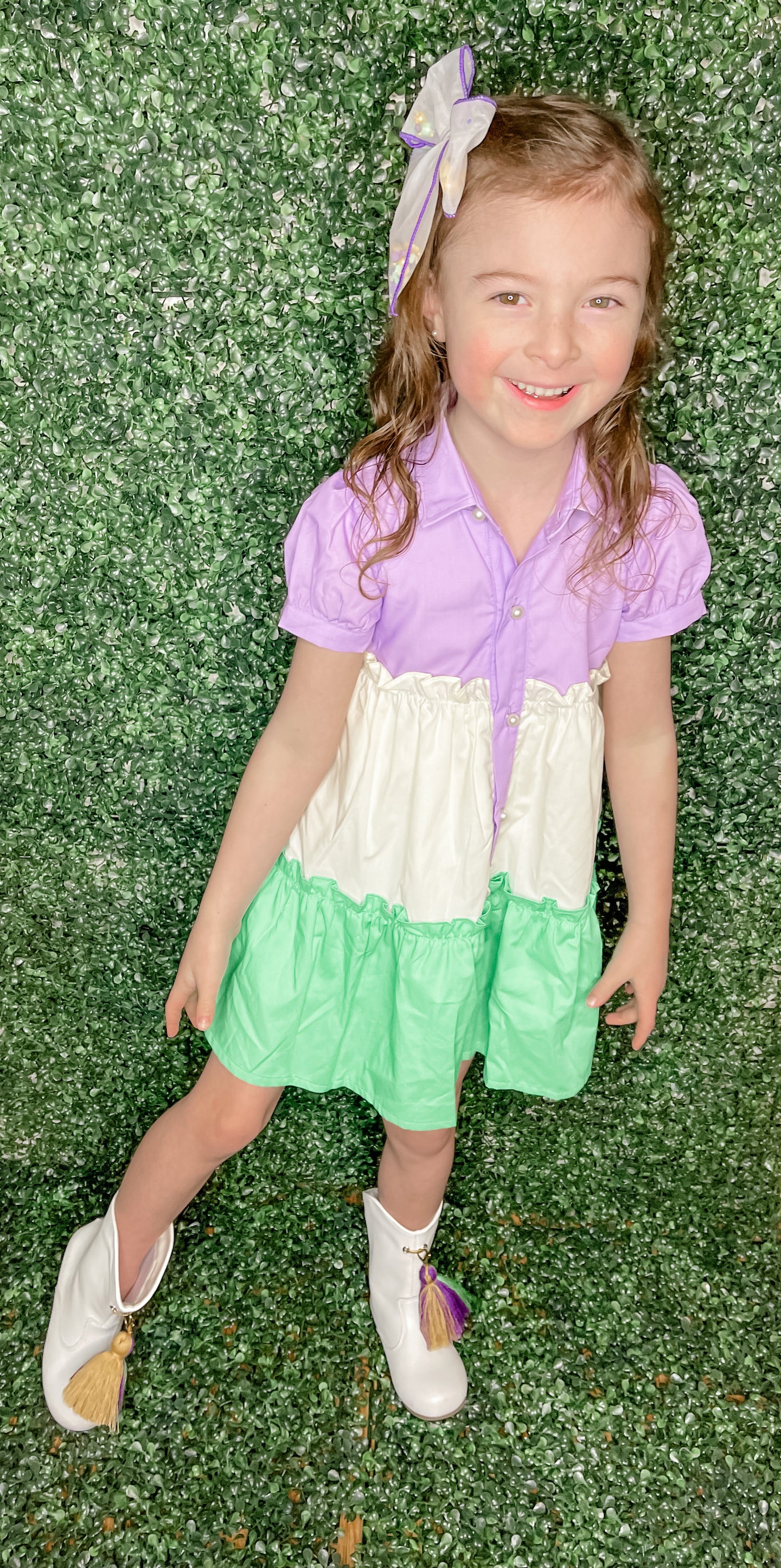 Mardi Gras Mambo Girls Dress