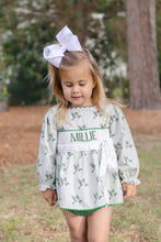 Load image into Gallery viewer, Girls “Millie” Mallard Smocked Diaper Set
