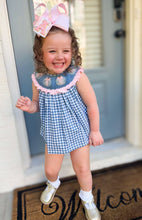 Load image into Gallery viewer, Girls Posh Pumpkins Smocked Diaper Set

