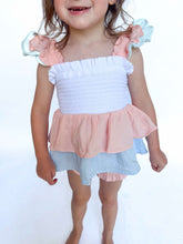 Load image into Gallery viewer, Pocket Full Of Petals; Girls Muslin Diaper Set Ready To Ship
