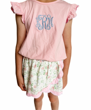 Load image into Gallery viewer, GIRLS FANCY ME SCALLOPED SKORT SET
