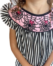Load image into Gallery viewer, GIRLS SPOOKY SZN SMOCKED SHORT SET

