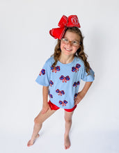 Load image into Gallery viewer, America The Bowtiful Girls Short Set
