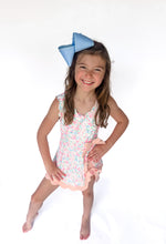 Load image into Gallery viewer, Pre-Shop PO #63; Girls Bright Blooms Athleisure Dress
