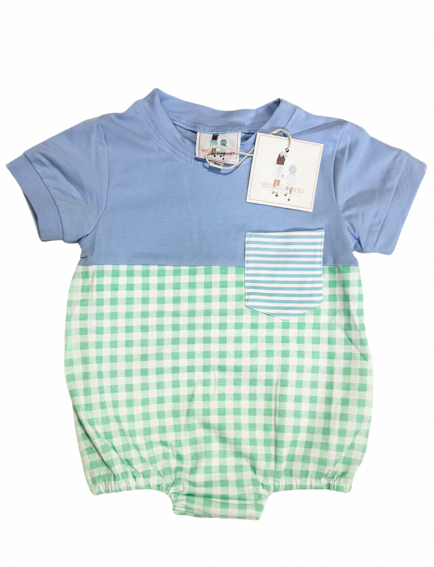Pocket Full Of Petals; Boys Knit Stripe Bubble Ready To Ship