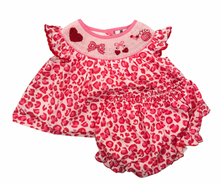 Load image into Gallery viewer, Xo, SKS 💋; Girls Smocked Diaper Set
