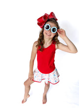 Load image into Gallery viewer, Sweet Stars &amp; Special Stripes Girls Athletic Set
