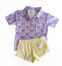 Load image into Gallery viewer, GEAUX BOYS TIGER KNIT SHORT SET
