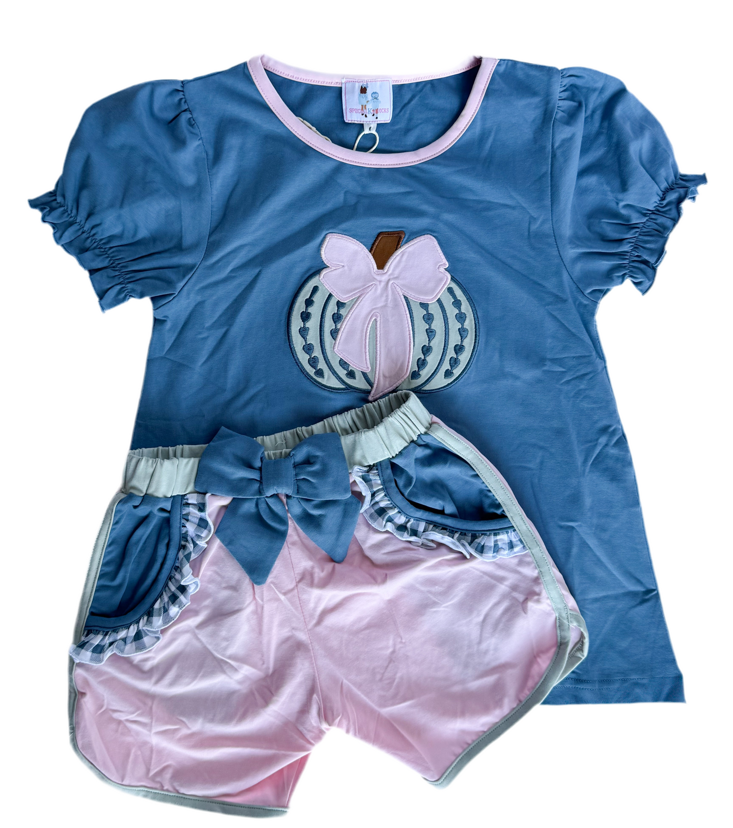 Girls Posh Pumpkins Short Set