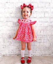 Load image into Gallery viewer, Xo, SKS 💋; Girls Smocked Diaper Set

