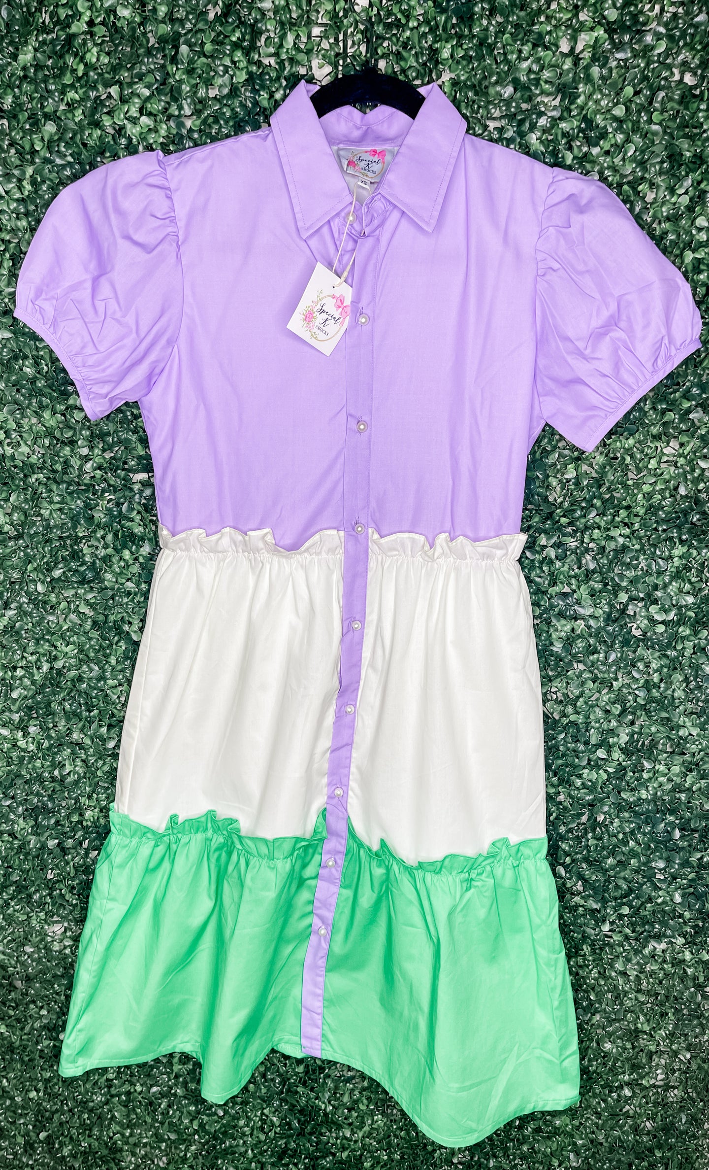 Mardi Gras Mambo Mom Dress