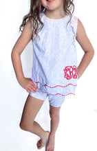 Load image into Gallery viewer, Girls America the Bowtiful Short Set
