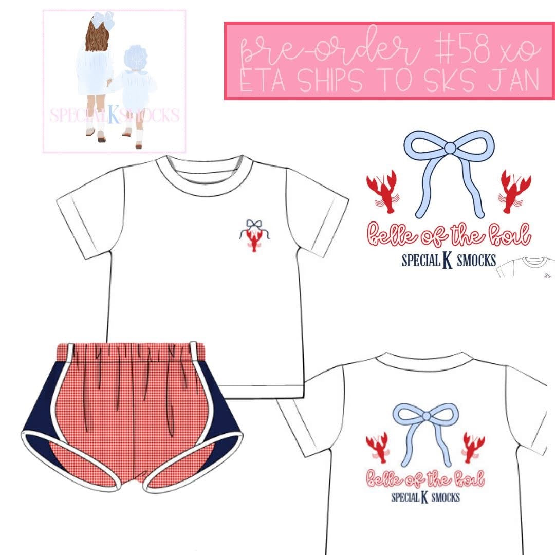 GIRLS XO SKS PINCH-N-PEEL SHORT SET PRE-ORDER