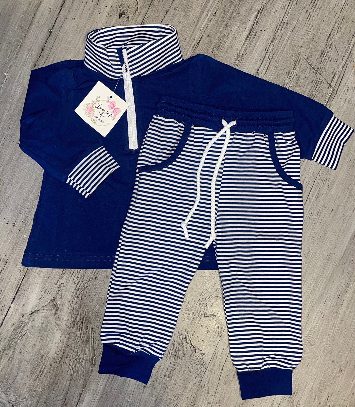 Boys Knit Jogger Set